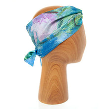 Load image into Gallery viewer, Monet Water Lilies Skinny Silk Scarf