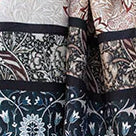 Load image into Gallery viewer, William Morris Natural Mix Habotai Silk Scarf