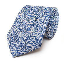 Load image into Gallery viewer, William Morris Willow Boughs Silk Tie