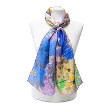 Load image into Gallery viewer, Redon Violette Heymann Habotai Silk Scarf