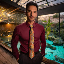 Load image into Gallery viewer, Klimt Waterserpents Silk Tie