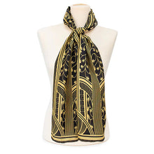 Load image into Gallery viewer, Deco Chrysler Habotai Silk Scarf