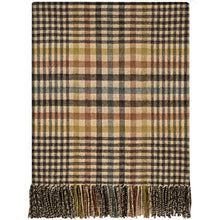 Load image into Gallery viewer, Forth Antique Glen Check Tartan Lambswool Blanket