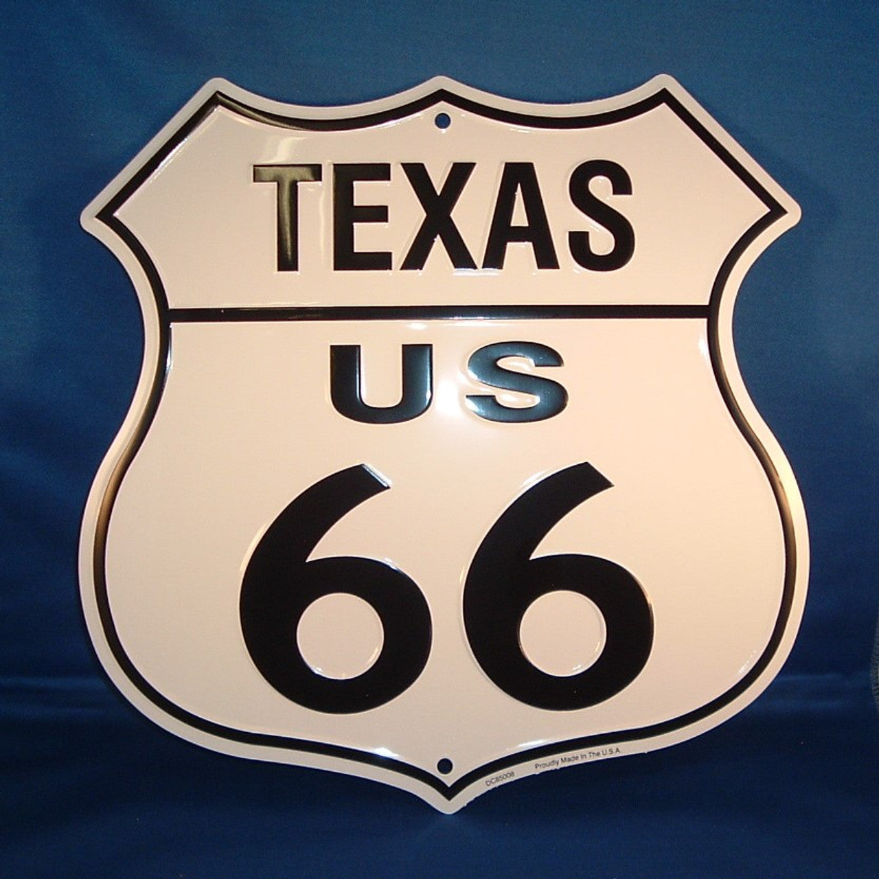 Texas Rt 66 Metal Sign – Alberene Mail
