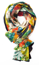 Load image into Gallery viewer, Van Os Fruits & Flowers Poshmina Silk Stole