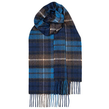 Load image into Gallery viewer, Buchanan Blue Tartan Luxury Cashmere Scarf