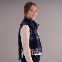 Load image into Gallery viewer, Buchanan Blue Tartan Luxury Cashmere Scarf