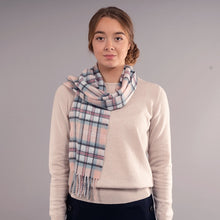 Load image into Gallery viewer, Diana, Princess of Wales Memorial Rose Tartan Cashmere Scarf