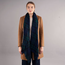 Load image into Gallery viewer, Black Watch Modern Alba Extra Fine Merino Wool Stole