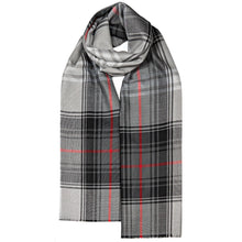 Load image into Gallery viewer, Lochcarron Graphite Alba Extra Fine Merino Stole