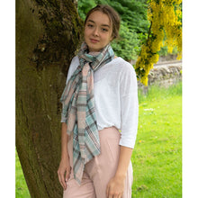 Load image into Gallery viewer, Diana, Princess of Wales Memorial Rose Tartan Alba Extra Fine Merino Wool Stole