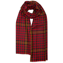 Load image into Gallery viewer, Red Red Rose Tartan Alba Extra Fine Merino Stole