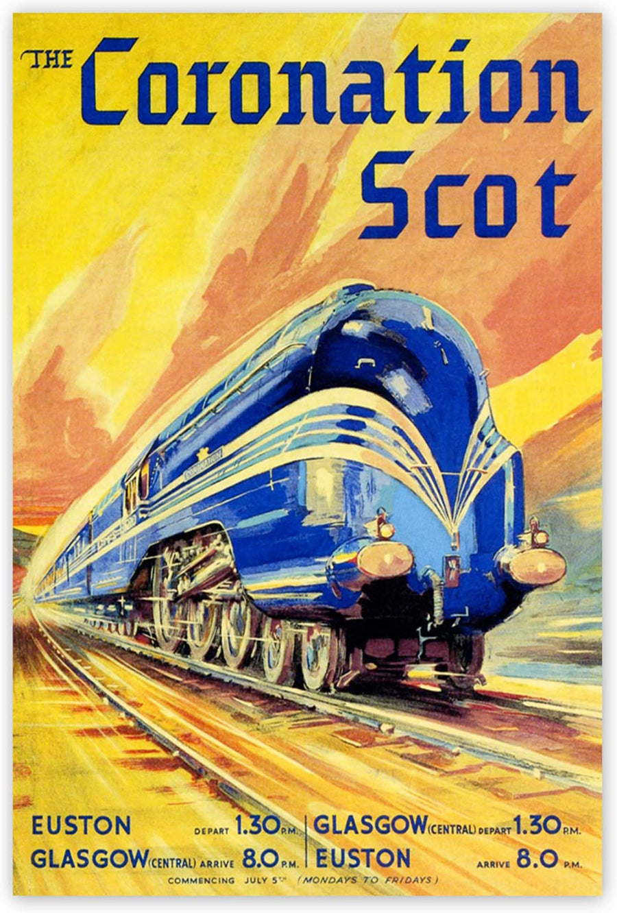 Coronation Scot Poster Alberene Royal Mail