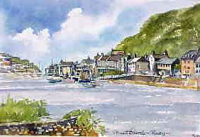 Fowey Cornwall Watercolour