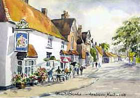 Headcorn Kent Watercolour