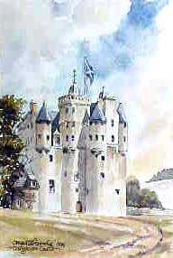 Craigievar Castle Watercolour