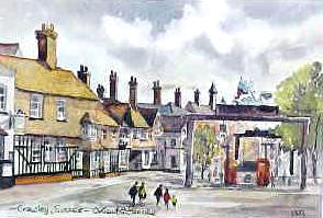 Crawley Sussex Watercolour