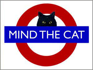 Mind The Cat Poster