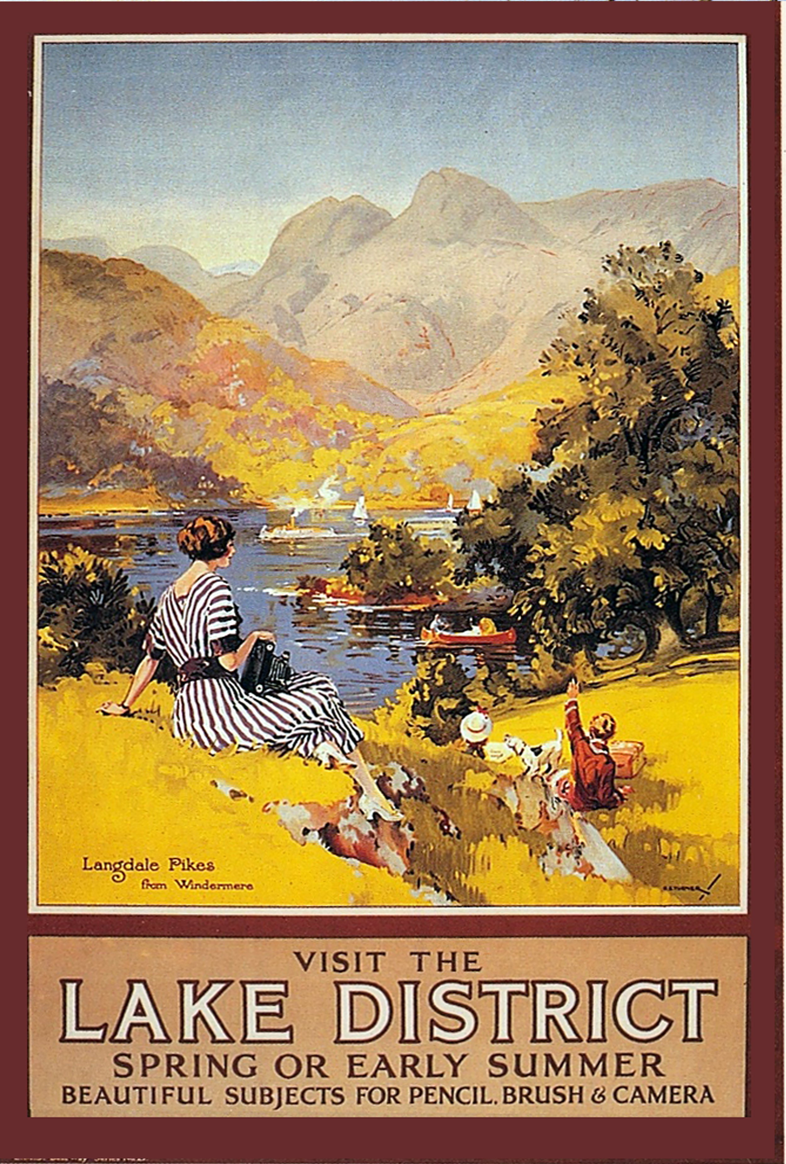 Lake District Poster Alberene Royal Mail