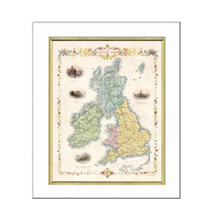 The British Isles Map Poster