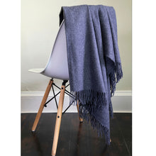 Load image into Gallery viewer, Charcoal Lambswool Blanket