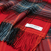 Load image into Gallery viewer, Ruby Tartan Lambswool Blanket