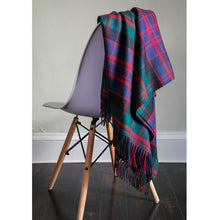 Load image into Gallery viewer, MacDonald Clan Modern Tartan Lambswool Blanket