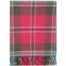 Load image into Gallery viewer, MacLean of Duart Weathered Tartan Lambswool Blanket