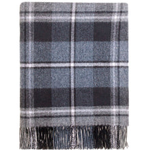 Load image into Gallery viewer, MacRae Hunting Grey Tartan Lambswool Blanket