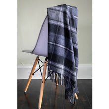 Load image into Gallery viewer, MacRae Hunting Grey Tartan Lambswool Blanket