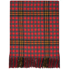 Load image into Gallery viewer, Red Red Rose, Robert Burns Tartan Lambswool Blanket
