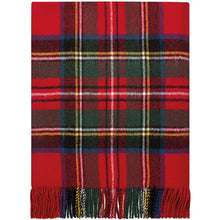 Load image into Gallery viewer, Stewart Royal Modern Tartan Lambswool Blanket