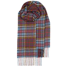Load image into Gallery viewer, Anderson Modern Tartan Brushed Lambswool Scarf