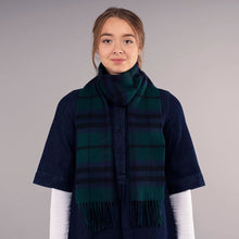 Load image into Gallery viewer, Austin Modern Tartan Brushed Lambswool Scarf