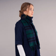 Load image into Gallery viewer, Marshall Modern Tartan Brushed Lambswool Scarf