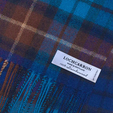 Load image into Gallery viewer, Buchanan Blue Tartan Brushed Lambswool Scarf
