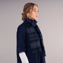Load image into Gallery viewer, Baird Modern Tartan Brushed Lambswool Scarf