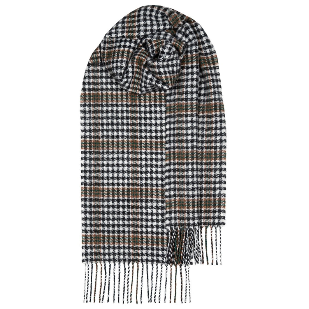Burns Check Brushed Lambswool Scarf