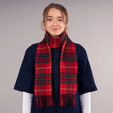 Load image into Gallery viewer, Cameron Modern Tartan Brushed Lambswool Scarf
