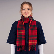 Load image into Gallery viewer, Cameron Modern Tartan Brushed Lambswool Scarf