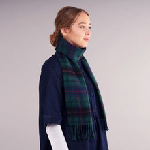 Load image into Gallery viewer, Davidson Modern Tartan Brushed Lambswool Scarf