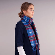 Load image into Gallery viewer, Edinburgh Tartan Brushed Lambswool Scarf