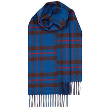 Load image into Gallery viewer, Elliot Modern Tartan Brushed Lambswool Scarf