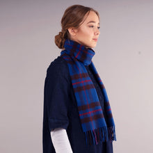 Load image into Gallery viewer, Elliot Modern Tartan Brushed Lambswool Scarf