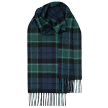 Load image into Gallery viewer, Graham of Menteith Modern Tartan Brushed Lambswool Scarf
