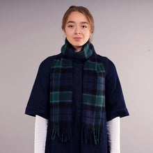 Load image into Gallery viewer, Graham of Menteith Modern Tartan Brushed Lambswool Scarf