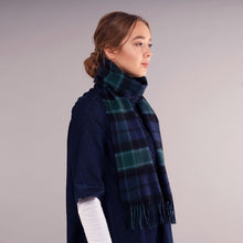 Load image into Gallery viewer, Graham of Menteith Modern Tartan Brushed Lambswool Scarf