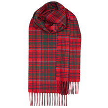 Load image into Gallery viewer, Grant Modern Tartan Brushed Lambswool Scarf