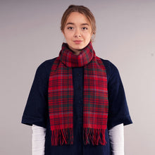 Load image into Gallery viewer, Grant Modern Tartan Brushed Lambswool Scarf