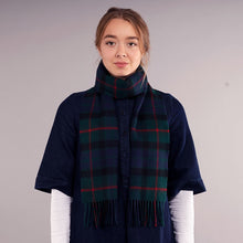 Load image into Gallery viewer, Gunn Modern Tartan Brushed Lambswool Scarf